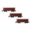 DB AG 3 Wagons à déchargement automatique Fals164 brun Ep. V