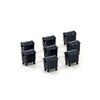 Set de 8 poubelles grandes noir