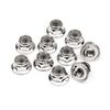 HPI103729-SERRATED FLANGE LOCK NUT M4 (SILVER/10pcs)