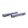 2 SBB RIC Schlafwagen blau altes Logo Ep.IV