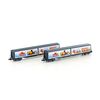 Coffret de 2 wagons à parois coulissantes Habils CFF Bischofszell