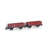 CFF 2 wagons de marchandises découverts L6 version bois Ep.III