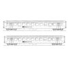 2er Set SBB NPZ EW I Wagen AB(exB)+ B AS-Türen SWISS EDITION - EXKLUSIV SCHWEIZ
