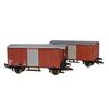 SBB 2 ged. Güterwagen Gklm ohne Bremserhaus Ep.IV SWISS EDITION - EXKLUSIV SCHWEIZ