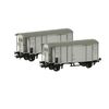 SBB 2 ged.Güterwagen K2 grau Bremserhaus Ep.II SWISS EDITION - EXKLUSIV SCHWEIZ