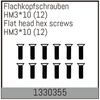 Vis hexagonale plate HM3*10mm 12PCS