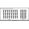 Flat Head Screw Set 3*8/3*10