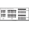 Cap Screw Set 3*8/3*16/3*18
