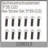 Sechskantschraubenset 3*25 (12)