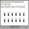 Sechskantschraubenset 4*12 (12)