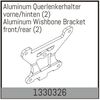Aluminum Querlenkerhalter vorne/hinten (2)