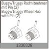 Buggy/Truggy Radmitnehmer mit Pin (2)