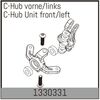 C-Hub vorne/links