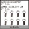 Zylinderschraubenset 4*15 (8)