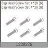 Zylinderkopfschraubenset 4*20 (6)