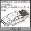 PC Monster Truck Karosserie unlackiert