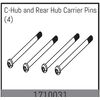 Stifte für C-Hubs und Hinterradnaben (4)
