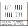 Pan Head Screw M2.6*15 (16)