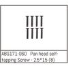 Pan Head Screw M2.5*15 (8)