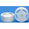 2WD Buggy Front Star Dish Wheels (Hex white)