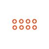 5mm Gear Differential O-Ring (rouge 8pcs)