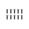 3x10mm Steel CS Hex Head Screws (10)