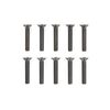 3x16mm Steel CS Hex Head Screws (10)