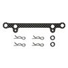 Touring Car Carbon Body Mount Crossmember (Rear)