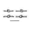 CC-02 B-Parts (Axle Housing) Matte Plated