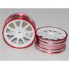 MN 10-Spoke Wheels (white & red rims/0)