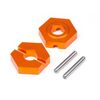 ALUMINUM HEX HUB 12MM (FRONT/2PCS)