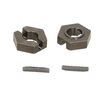 FRONT WHEEL HUB SET for LOSI WHEEL(STEEL/BLK/2pcs)