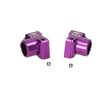 ALUMINUM REAR HUB CARRIER (0.5Degrees/Purple)