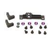 ALUMINUM SERVOMOUNT SET (BLACK)