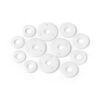 SHOCK PISTON 3 HOLES, ROD GUIDE AND SPACER (1.1MM/PTFE/4PCS)