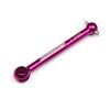 ALUMINUM UNIVERSAL DRIVE SHAFT (44MM/2MM/PURPLE)