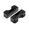 Trophy Serie - CNC Engine Cooling Mount Set (Black)