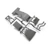Blitz Ese- Set skid plate haute performance (gris)