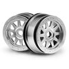 Super 5SC - TR-10 GLUE-LOCK WHEEL MATTE CHROME (120x60mm/2pcs)