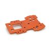 Bulkhead Lower Plate 2.5mm (Flux/Orange)