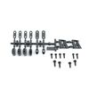 SET D'AILERON PLASTIQUE NOIR (TOURING CAR)