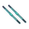 Spurstange aus Titan (4x40mm) Grün (1 Paar)