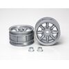 M-Chassis 8-Spoke Wheels 2pcs silver