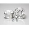 M-Chassis 8-Spoke Wheels 2pcs plated