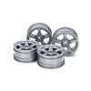 Arched 5-Spoke Wheels 4pcs argent (26mm / +2)