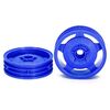 2WD Buggy Front Star-Dish Wheels (bleu)