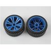 2 x Räder blau, klein (Buggy)