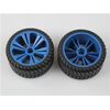 2 x Räder blau, groß (Buggy)