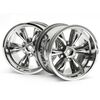 TT-6 SPOKE WHEEL CHROME (83X56MM/2PC/E-ZILLA10/SAVAGE