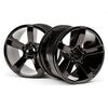 Bullet MT Wheels Black Chrome (Pr)
